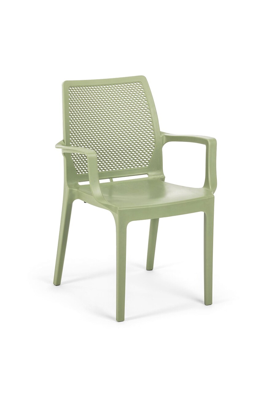 Scaun, Hanah Home, Icon, 57x85x53 cm, Verde - imagine 3